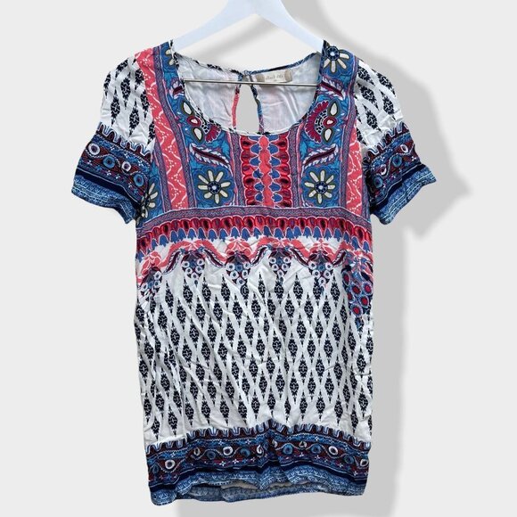 5/$20 ALTAR'D State‎ Patterned Tunic Top - Picture 1 of 4